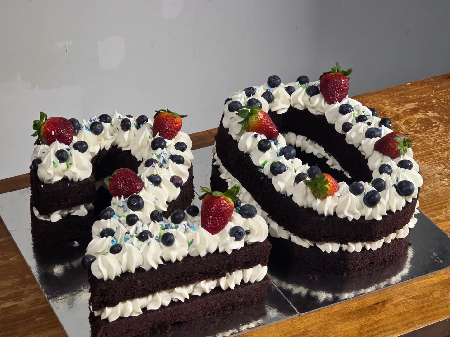 Birthday Number Cake - Two Numbers