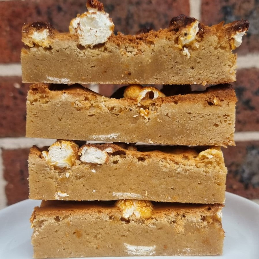 Buttered Popcorn Blondies