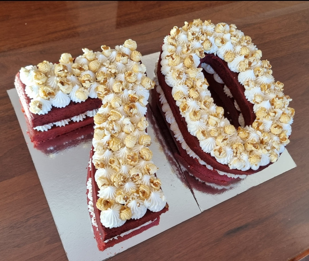 Birthday Number Cake - Two Numbers