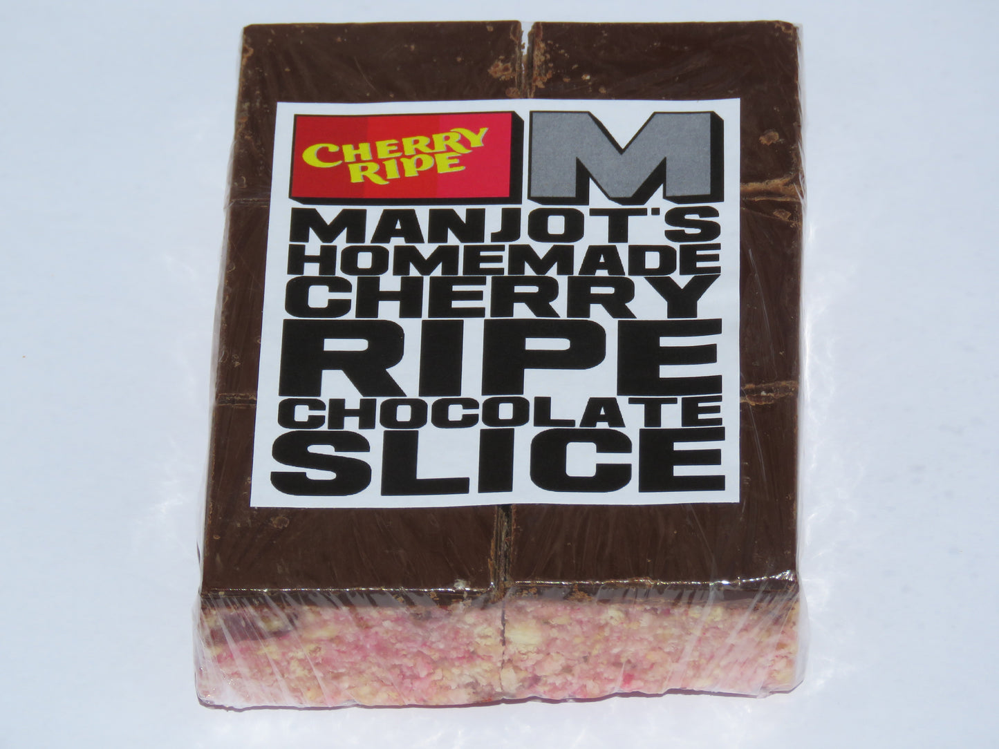 Cherry Ripe Slice