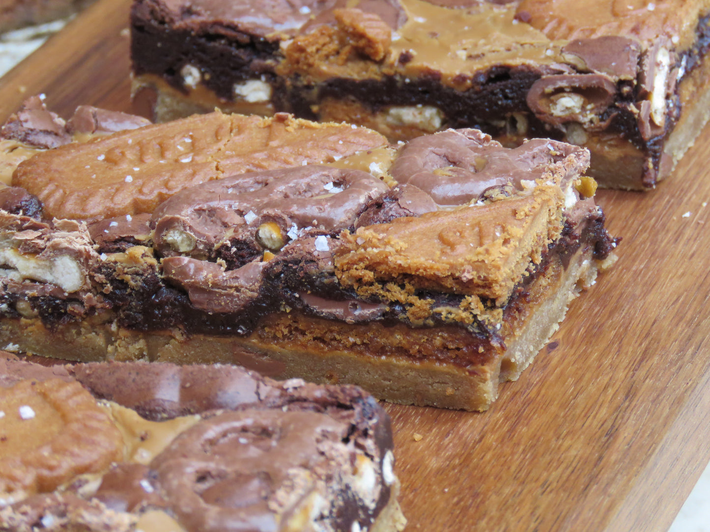 Limited Edition Biscoff Pretzel Brookies