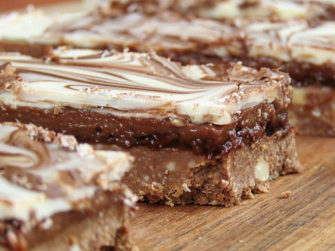Limited edition Nutella and Hazelnut slice bars