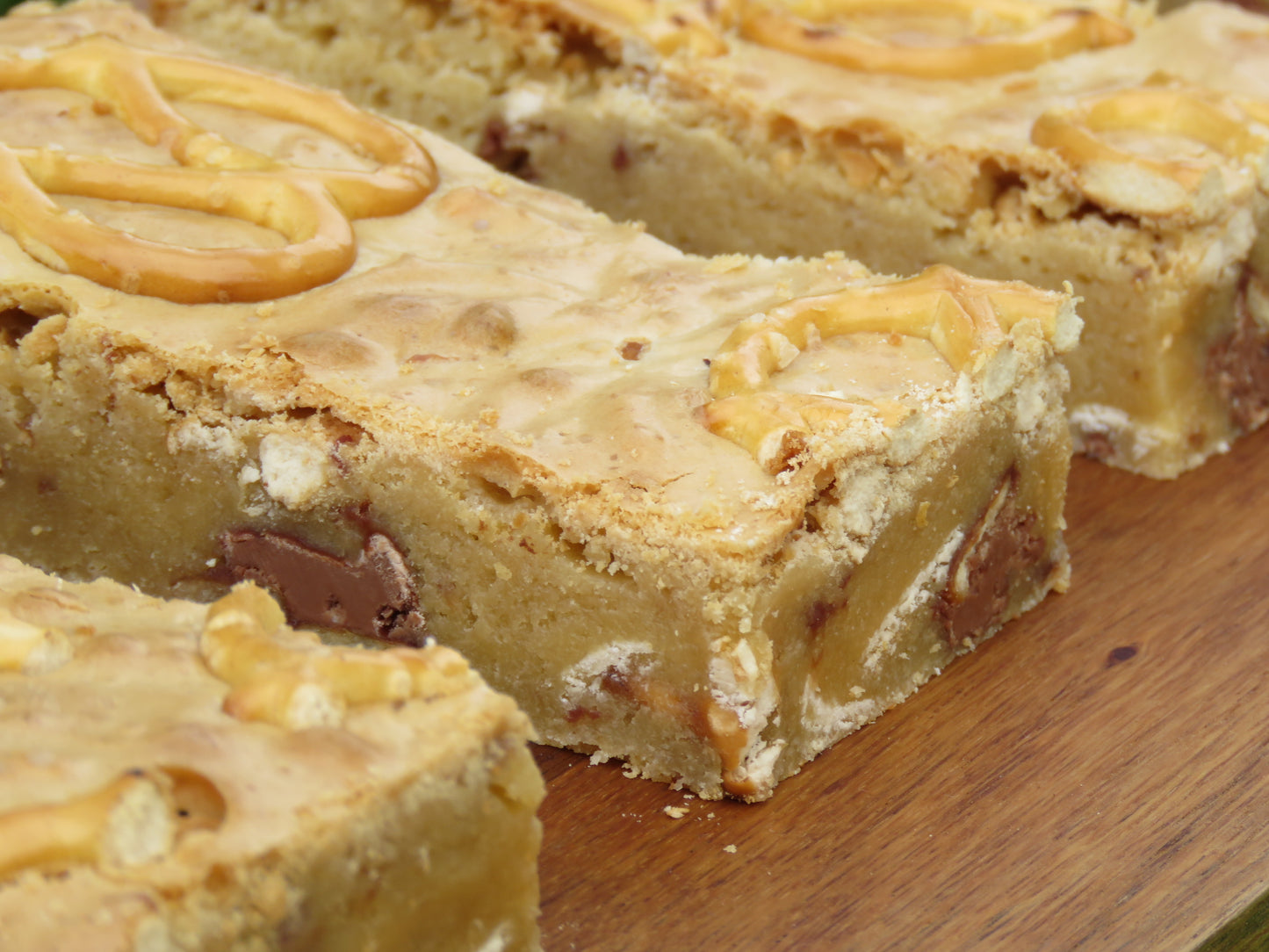 Choceur Salted Pretzel Chocolate Blondies