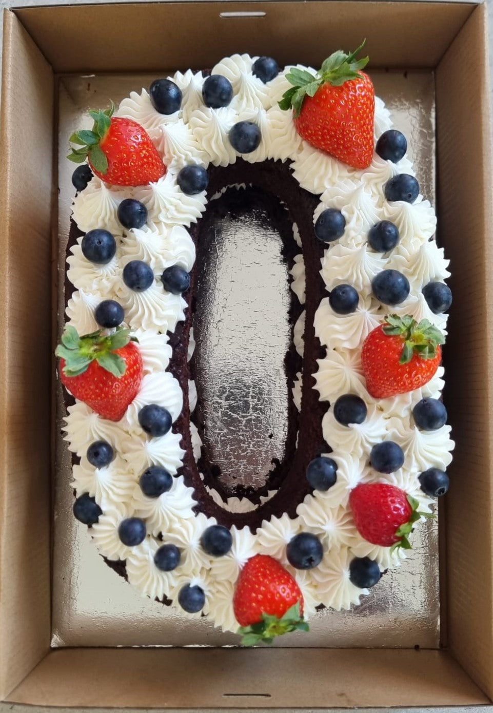 Birthday Number Cake - Single Number