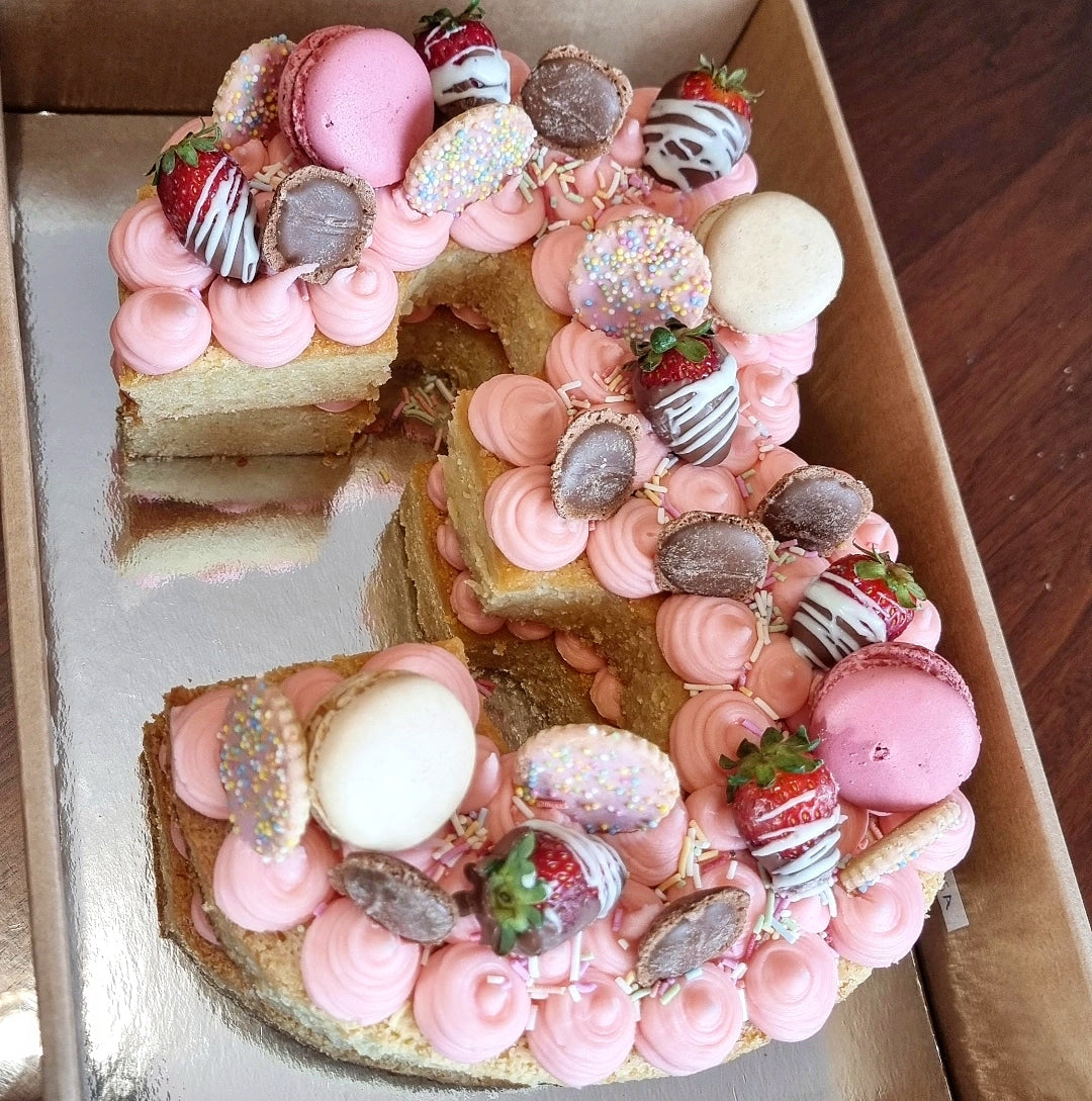 Birthday Number Cake - Single Number