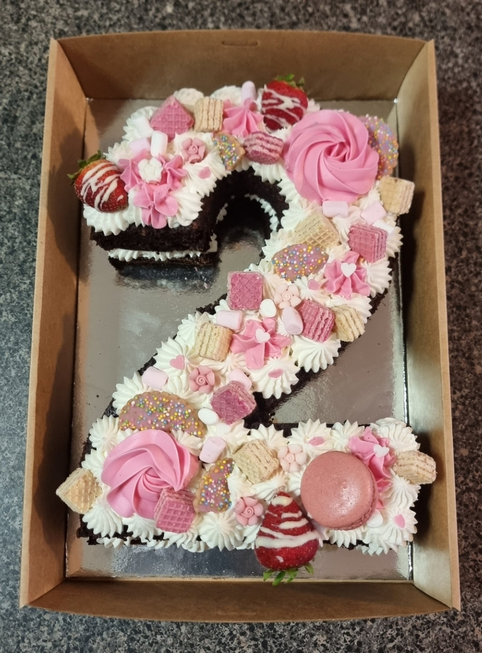 Birthday Number Cake - Single Number