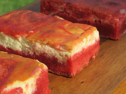 Red Velvet Cheesecake Blondies (new)