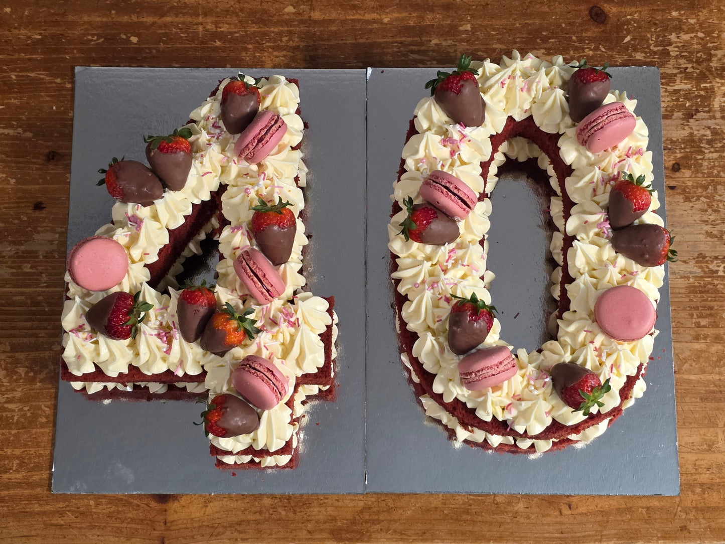 Birthday Number Cake - Two Numbers