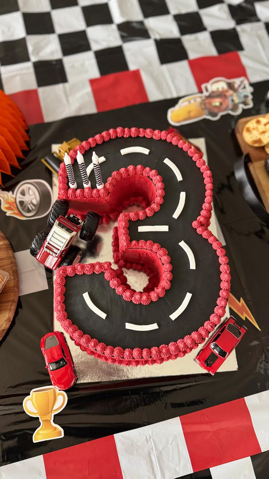Birthday Number Cake - Single Number