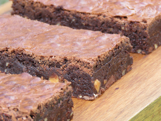 Choceur Dark Almond Chocolate Brownies