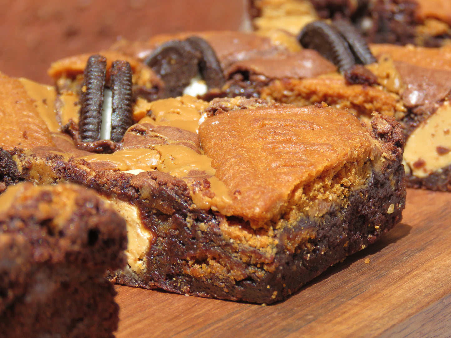 BISCOFF CARAMILK OREO LOADED BROWNIES