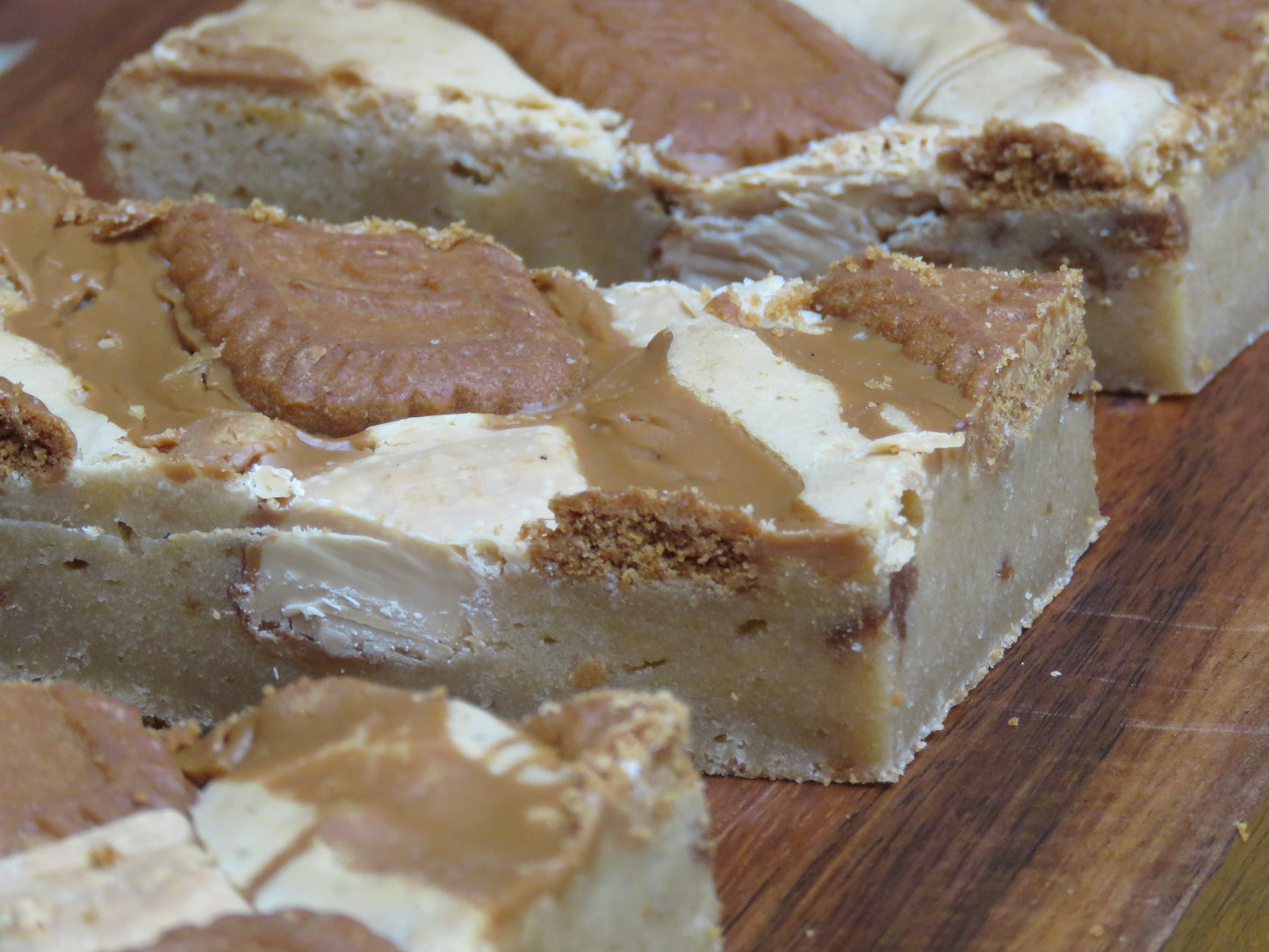 Limited Edition Milky Bar Gold Infused Biscoff Blondies