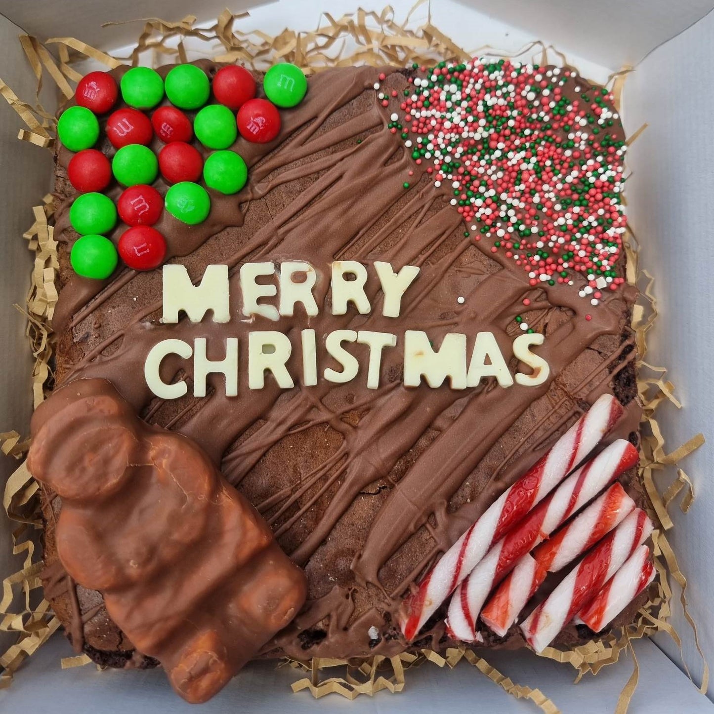 Customised Message Brownie Block