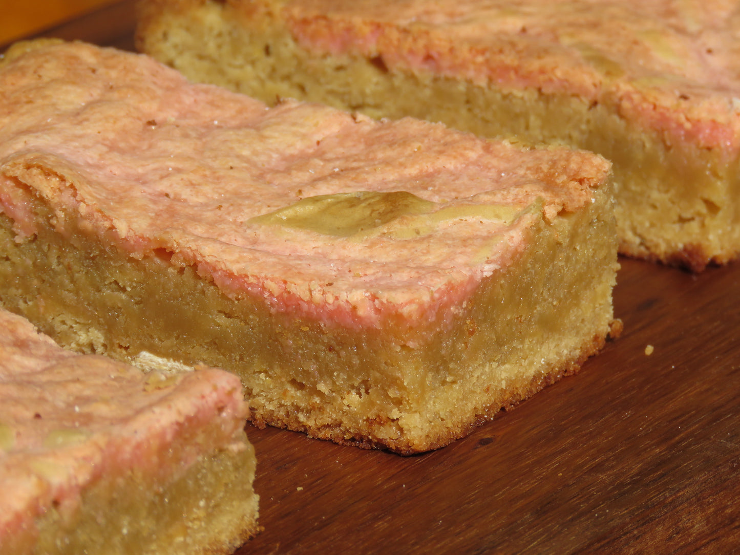 Strawberry Cheesecake Blondies